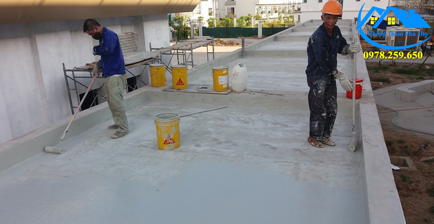 thi công chống thấm, dột tại thanh sơn - phú thọ