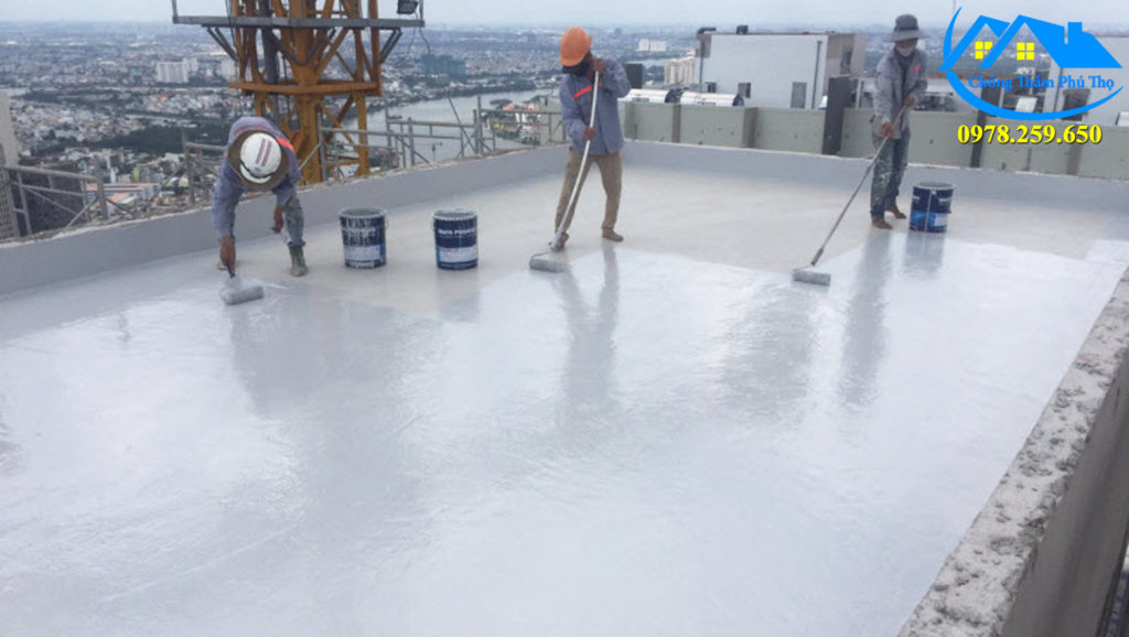 thi công chống thấm, dột tại Thanh Sơn - Phú Thọ