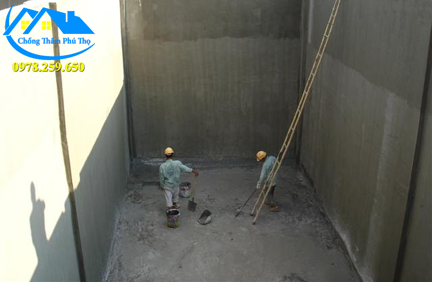 thi công chống thấm bể nước tại ba vì