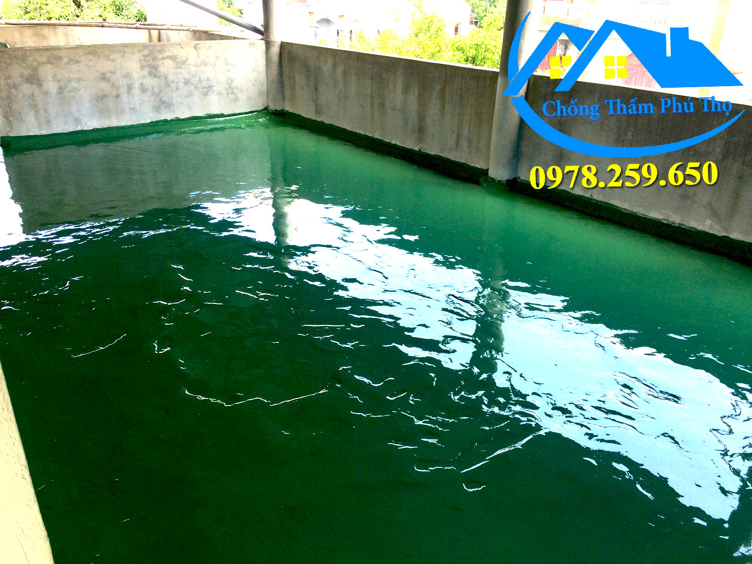 thi công chống thấm sân thượng